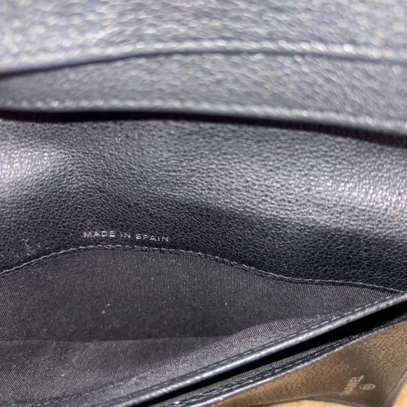 CHANEL Black Leather Camellia Bifold Wallet - Picture 10 of 11